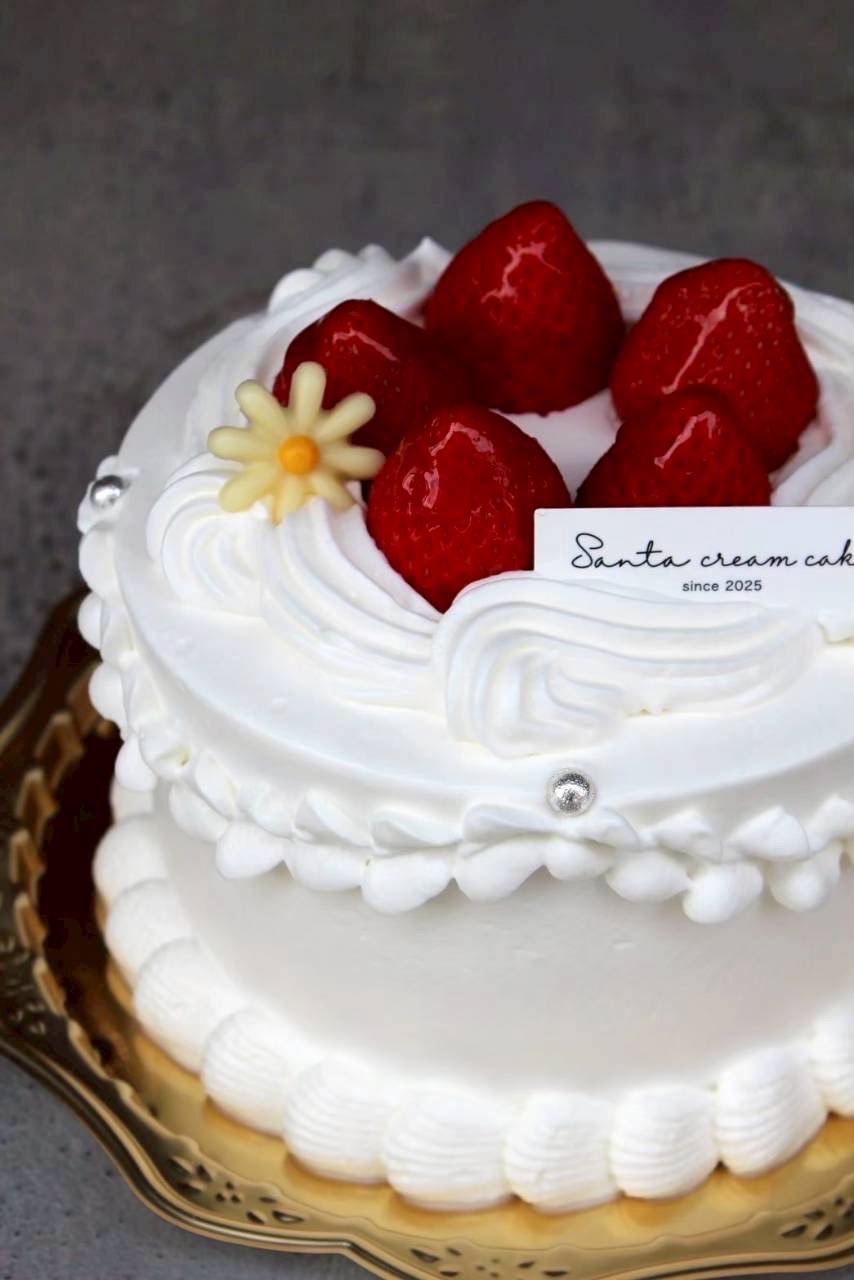 Santaクリームケーキ・苺